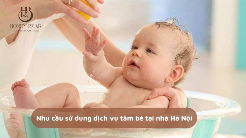 Nhu cầu sử dụng dịch vụ tắm bé tại Hà Nội