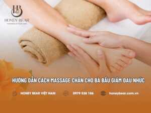 cách massage chân cho bà bầu