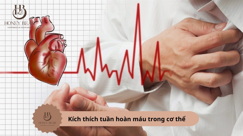 Kích thích tuần hoàn máu trong cơ thể