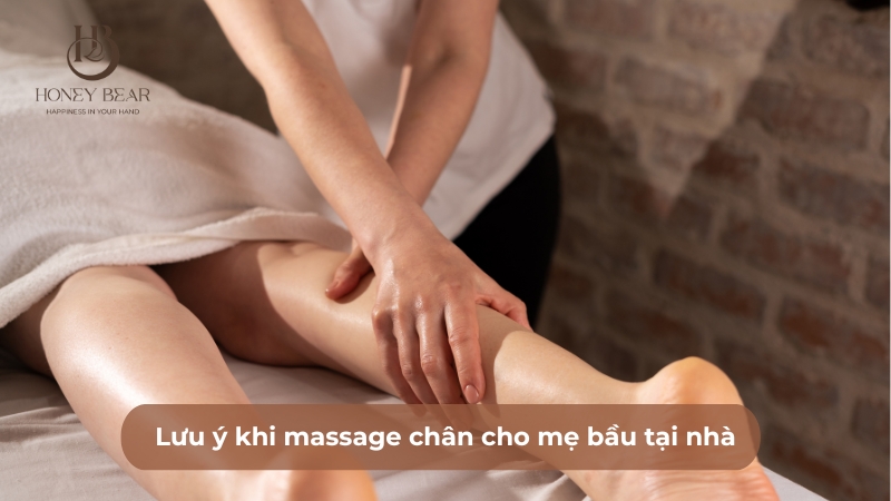 Lưu ý khi massage chân cho mẹ bầu tại nhà