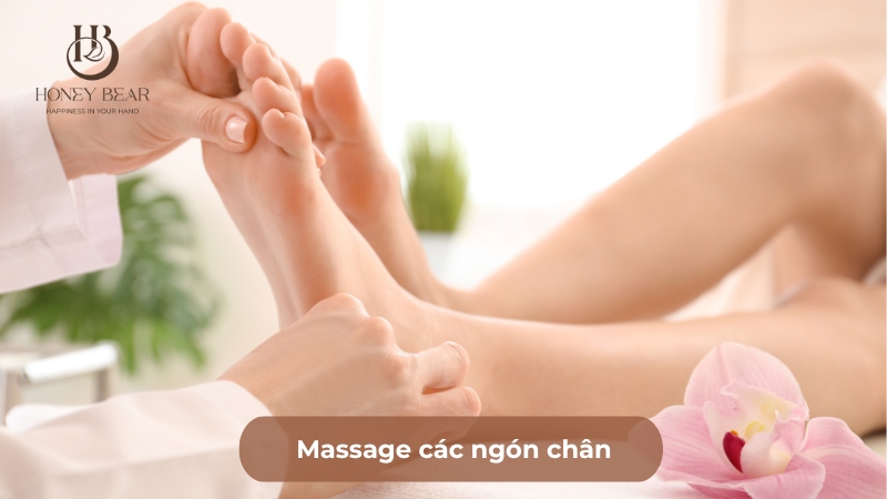 Massage các ngón chân