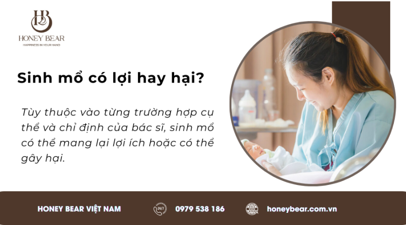 Sinh mổ có lợi hay hại?