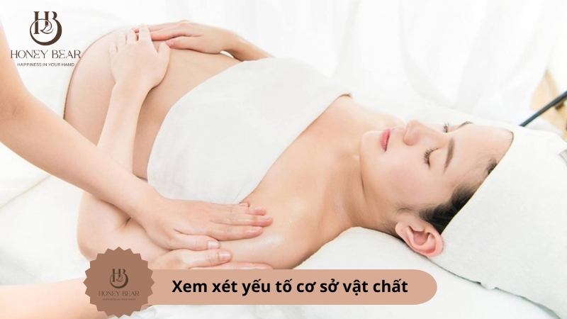 Xem xét yếu tố cơ sở vật chất