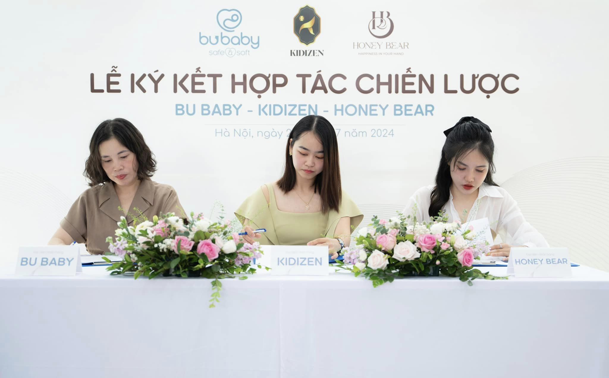 Hợp tác Chiến lược hệ sinh thái Mẹ&bé Honey bear_Kidizen_BU Baby